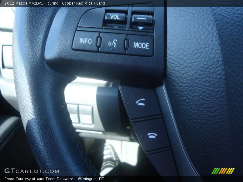 Copper Red Mica / Sand 2012 Mazda MAZDA5 Touring