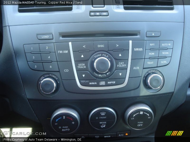 Copper Red Mica / Sand 2012 Mazda MAZDA5 Touring