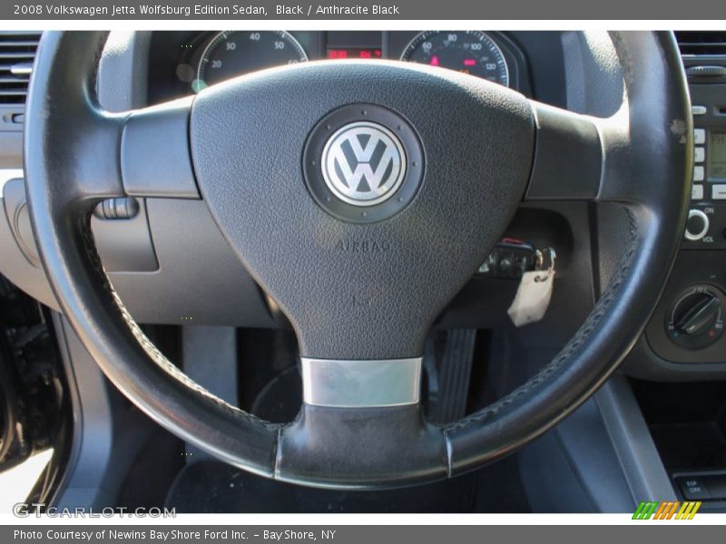 Black / Anthracite Black 2008 Volkswagen Jetta Wolfsburg Edition Sedan