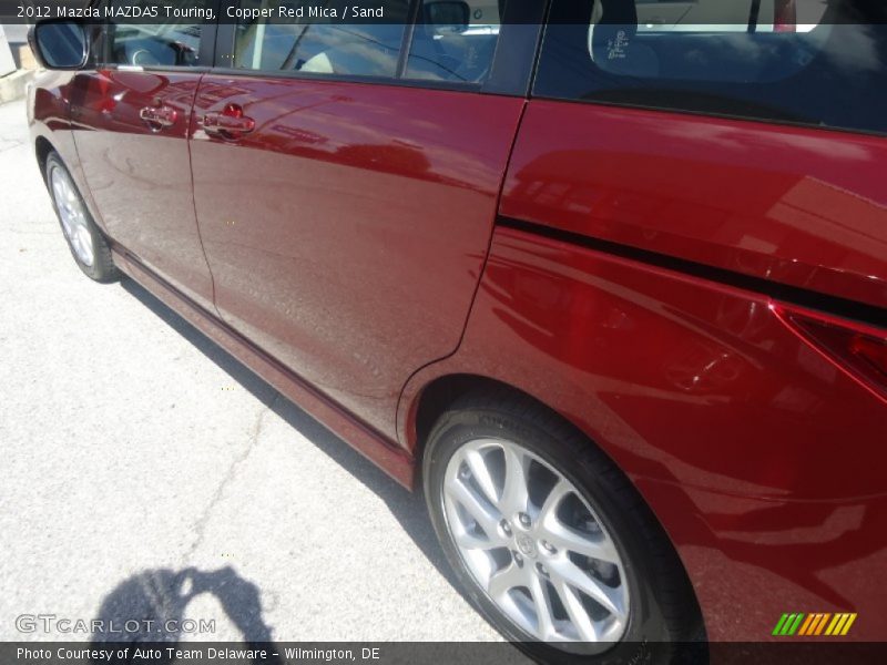 Copper Red Mica / Sand 2012 Mazda MAZDA5 Touring