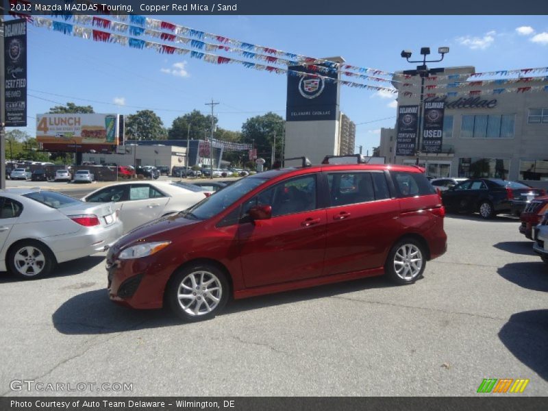 Copper Red Mica / Sand 2012 Mazda MAZDA5 Touring