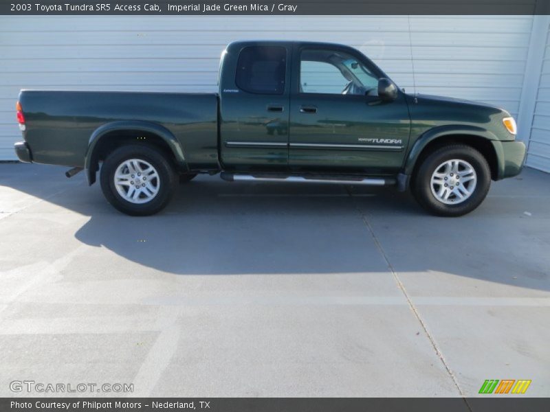 Imperial Jade Green Mica / Gray 2003 Toyota Tundra SR5 Access Cab