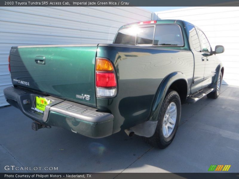Imperial Jade Green Mica / Gray 2003 Toyota Tundra SR5 Access Cab