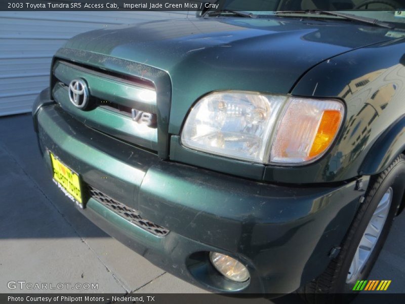 Imperial Jade Green Mica / Gray 2003 Toyota Tundra SR5 Access Cab