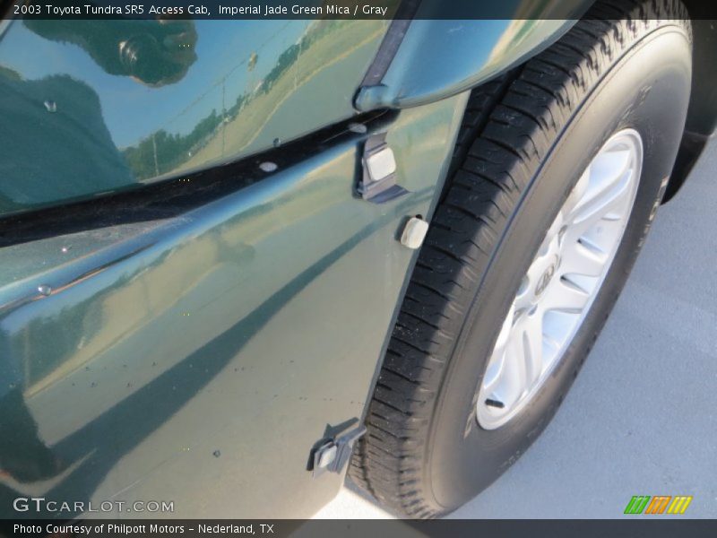 Imperial Jade Green Mica / Gray 2003 Toyota Tundra SR5 Access Cab