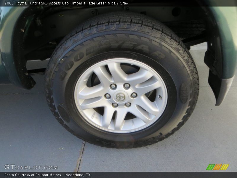 Imperial Jade Green Mica / Gray 2003 Toyota Tundra SR5 Access Cab