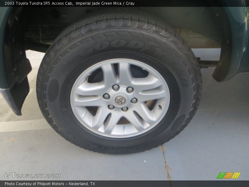 Imperial Jade Green Mica / Gray 2003 Toyota Tundra SR5 Access Cab