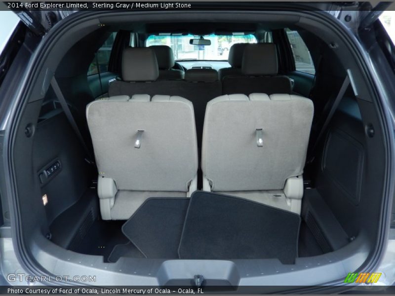 Sterling Gray / Medium Light Stone 2014 Ford Explorer Limited