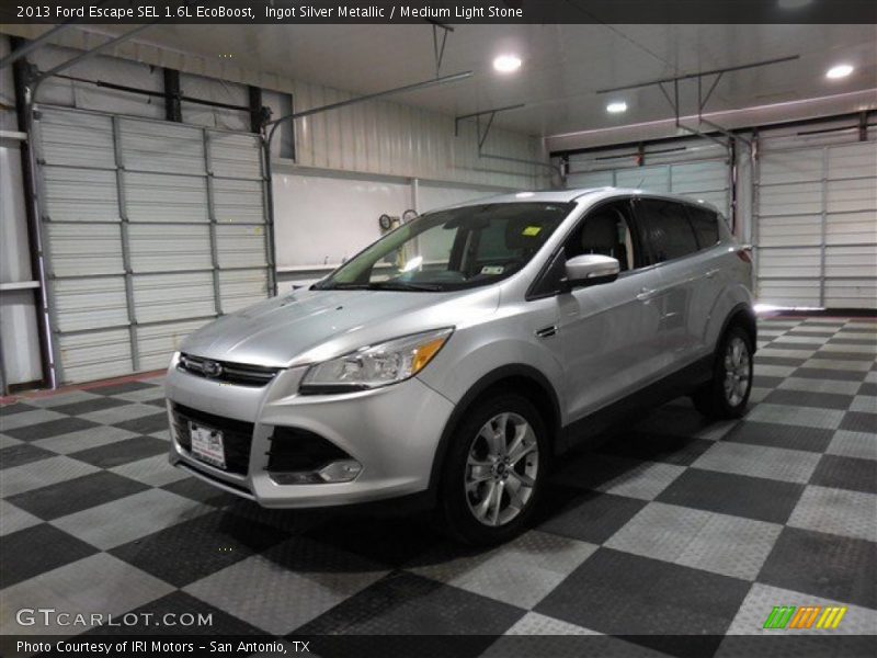 Ingot Silver Metallic / Medium Light Stone 2013 Ford Escape SEL 1.6L EcoBoost