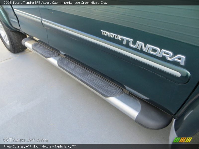 Imperial Jade Green Mica / Gray 2003 Toyota Tundra SR5 Access Cab
