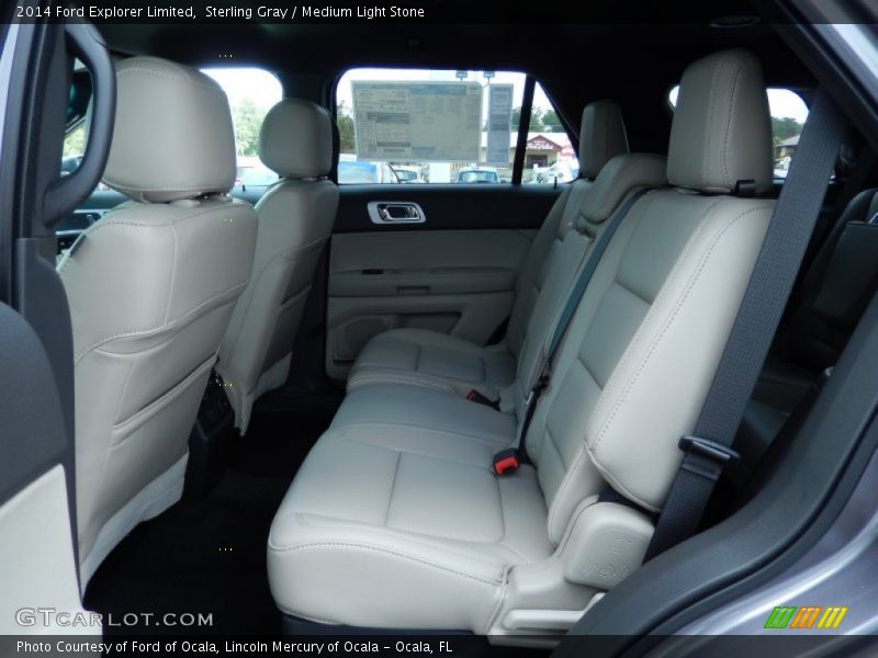 Sterling Gray / Medium Light Stone 2014 Ford Explorer Limited