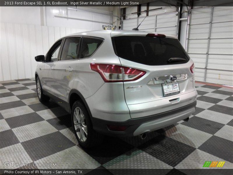 Ingot Silver Metallic / Medium Light Stone 2013 Ford Escape SEL 1.6L EcoBoost