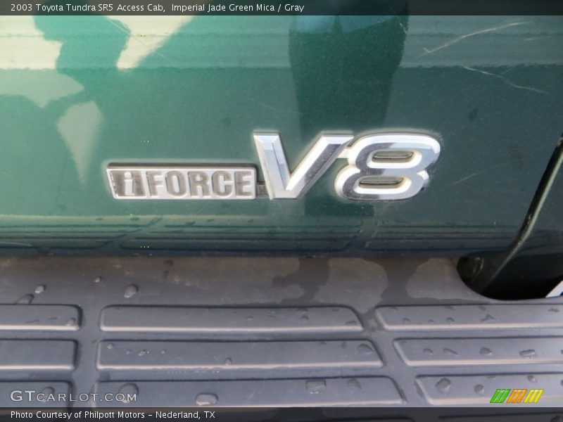 Imperial Jade Green Mica / Gray 2003 Toyota Tundra SR5 Access Cab