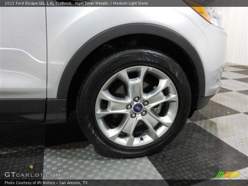 Ingot Silver Metallic / Medium Light Stone 2013 Ford Escape SEL 1.6L EcoBoost