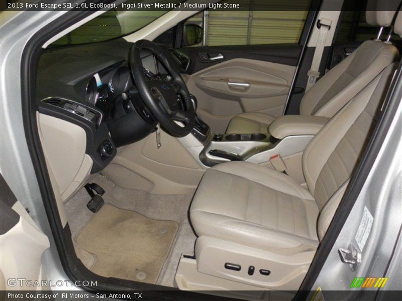 Ingot Silver Metallic / Medium Light Stone 2013 Ford Escape SEL 1.6L EcoBoost