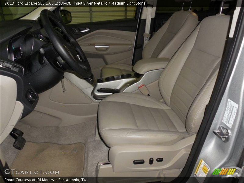 Ingot Silver Metallic / Medium Light Stone 2013 Ford Escape SEL 1.6L EcoBoost