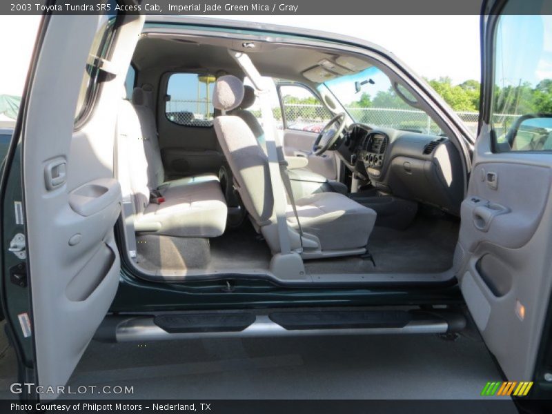 Imperial Jade Green Mica / Gray 2003 Toyota Tundra SR5 Access Cab