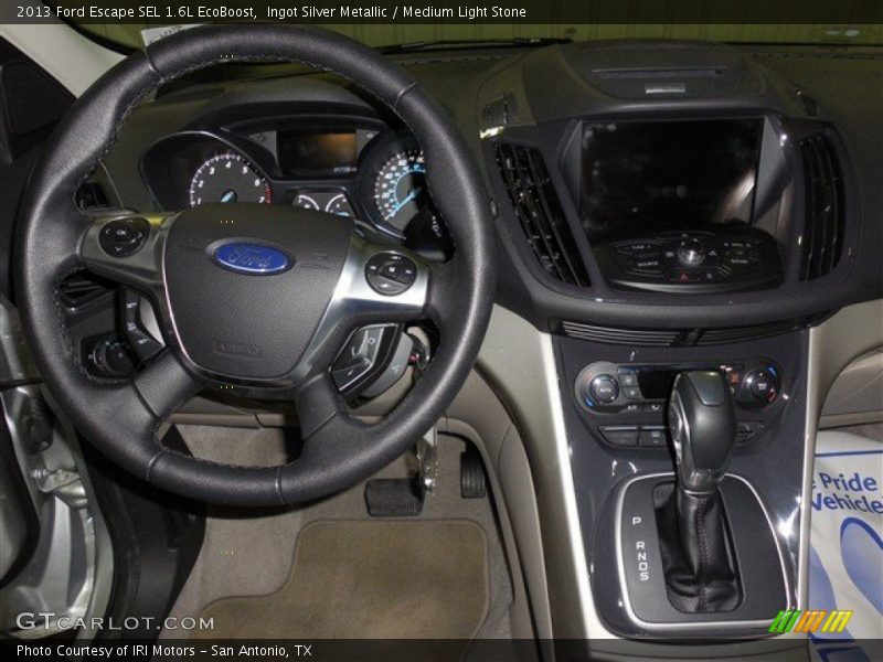 Ingot Silver Metallic / Medium Light Stone 2013 Ford Escape SEL 1.6L EcoBoost