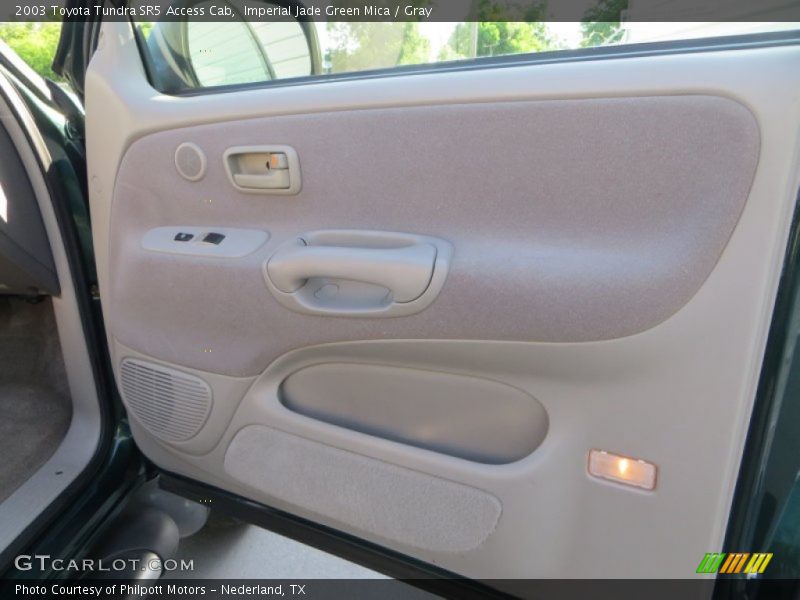 Imperial Jade Green Mica / Gray 2003 Toyota Tundra SR5 Access Cab