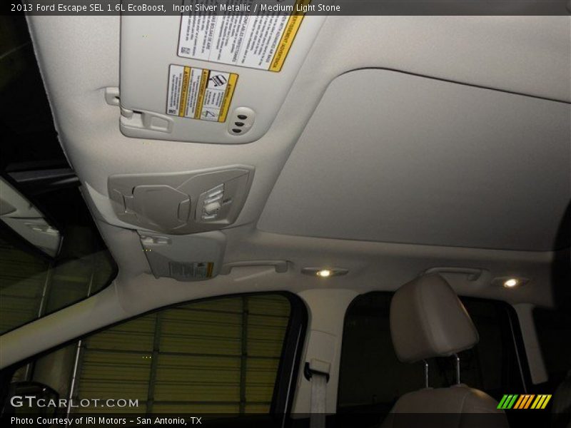 Ingot Silver Metallic / Medium Light Stone 2013 Ford Escape SEL 1.6L EcoBoost