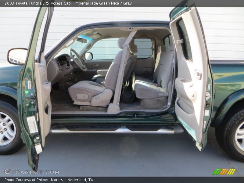 Imperial Jade Green Mica / Gray 2003 Toyota Tundra SR5 Access Cab