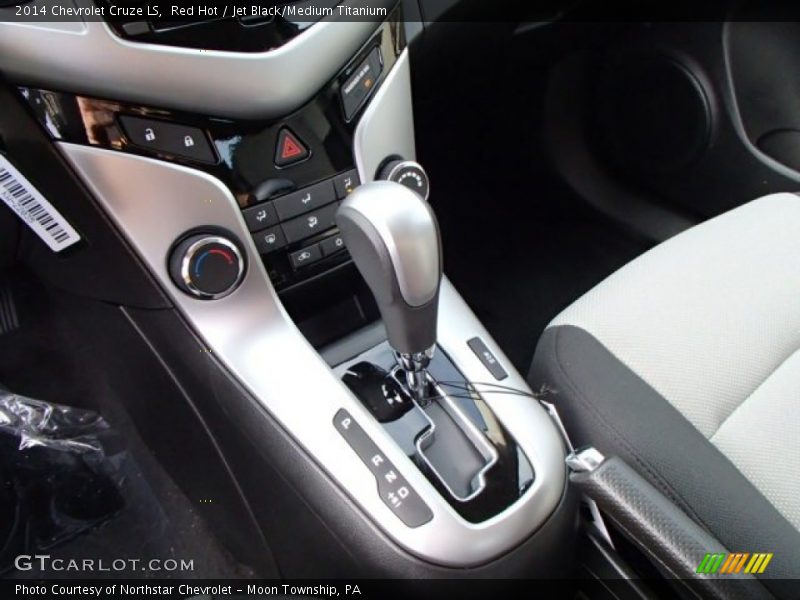 Red Hot / Jet Black/Medium Titanium 2014 Chevrolet Cruze LS