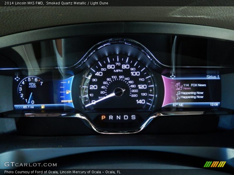 Smoked Quartz Metallic / Light Dune 2014 Lincoln MKS FWD
