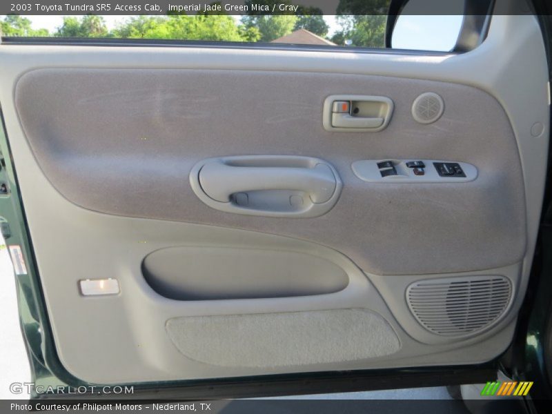 Imperial Jade Green Mica / Gray 2003 Toyota Tundra SR5 Access Cab