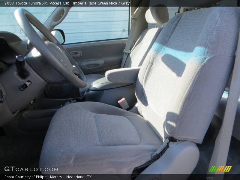 Imperial Jade Green Mica / Gray 2003 Toyota Tundra SR5 Access Cab