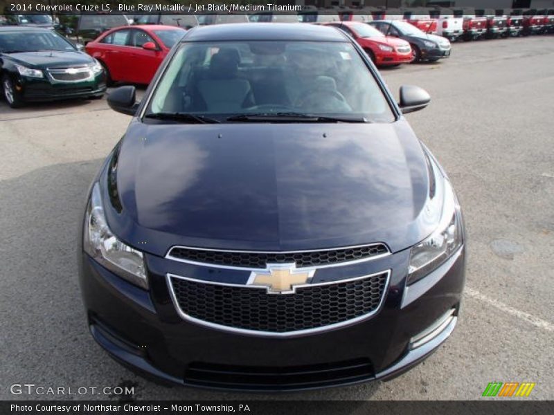 Blue Ray Metallic / Jet Black/Medium Titanium 2014 Chevrolet Cruze LS