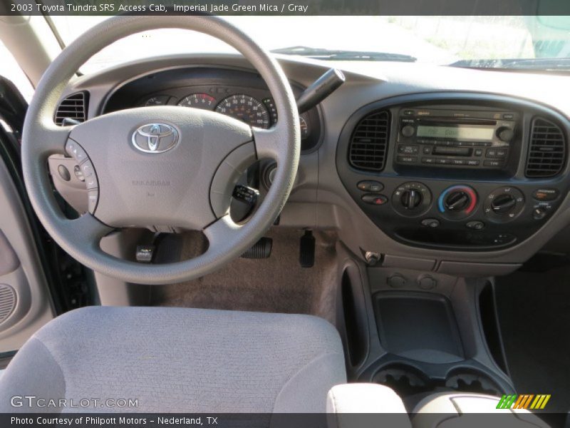Imperial Jade Green Mica / Gray 2003 Toyota Tundra SR5 Access Cab