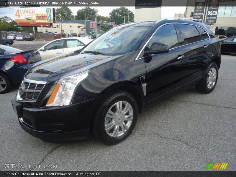 Black Raven / Ebony/Ebony 2012 Cadillac SRX Luxury