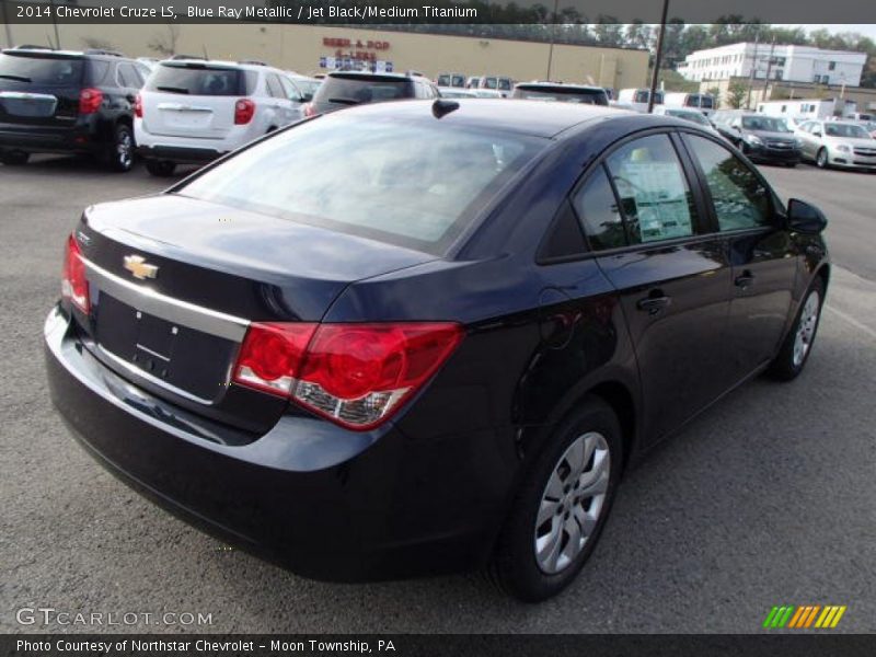 Blue Ray Metallic / Jet Black/Medium Titanium 2014 Chevrolet Cruze LS
