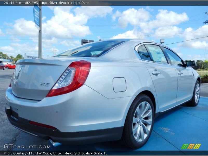 Ingot Silver Metallic / Light Dune 2014 Lincoln MKS FWD