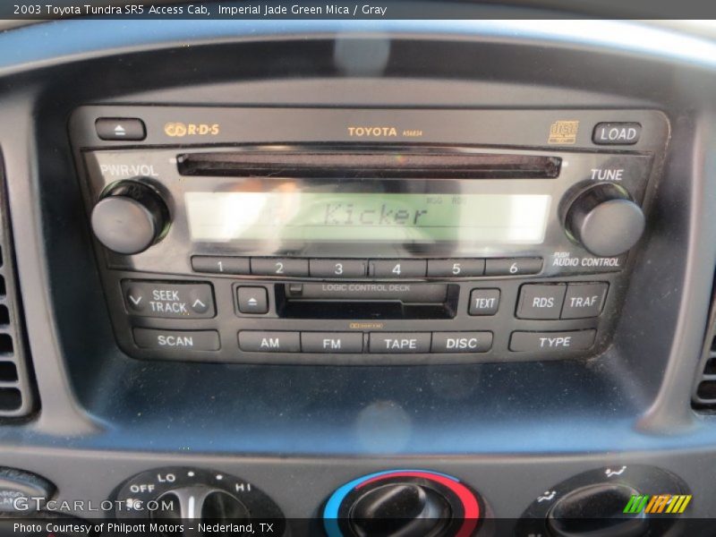 Imperial Jade Green Mica / Gray 2003 Toyota Tundra SR5 Access Cab