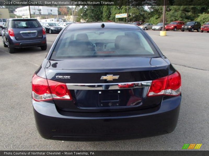 Blue Ray Metallic / Jet Black/Medium Titanium 2014 Chevrolet Cruze LS