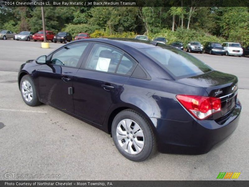 Blue Ray Metallic / Jet Black/Medium Titanium 2014 Chevrolet Cruze LS