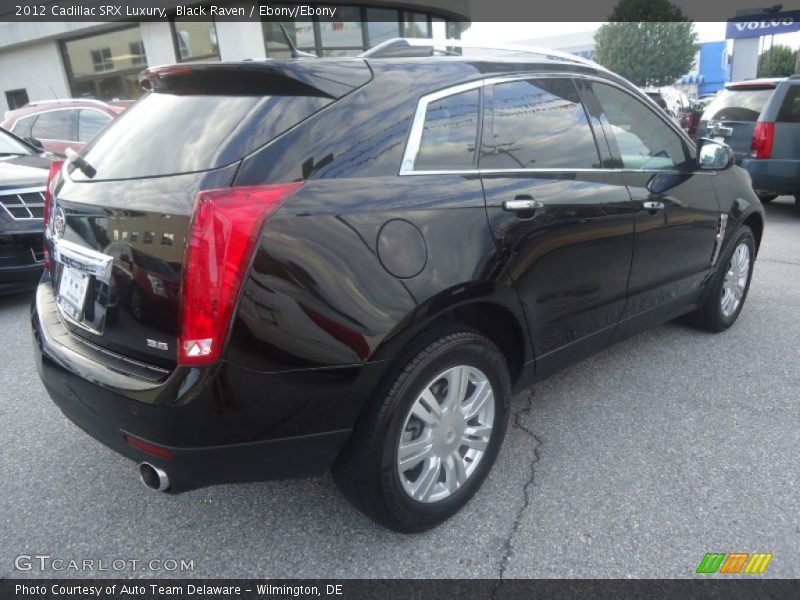 Black Raven / Ebony/Ebony 2012 Cadillac SRX Luxury