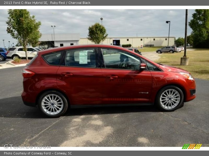 Ruby Red / Charcoal Black 2013 Ford C-Max Hybrid SE