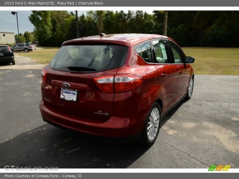 Ruby Red / Charcoal Black 2013 Ford C-Max Hybrid SE