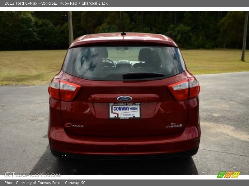 Ruby Red / Charcoal Black 2013 Ford C-Max Hybrid SE