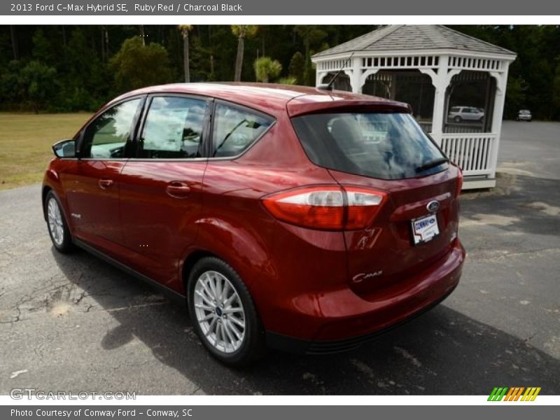 Ruby Red / Charcoal Black 2013 Ford C-Max Hybrid SE