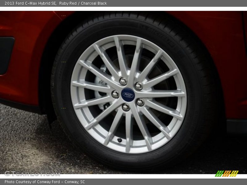 Ruby Red / Charcoal Black 2013 Ford C-Max Hybrid SE