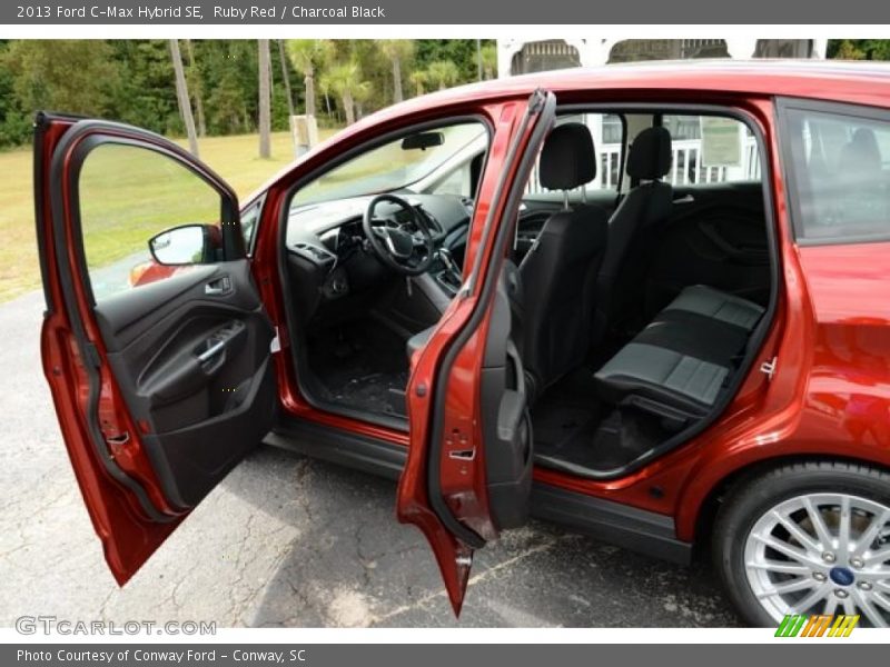 Ruby Red / Charcoal Black 2013 Ford C-Max Hybrid SE