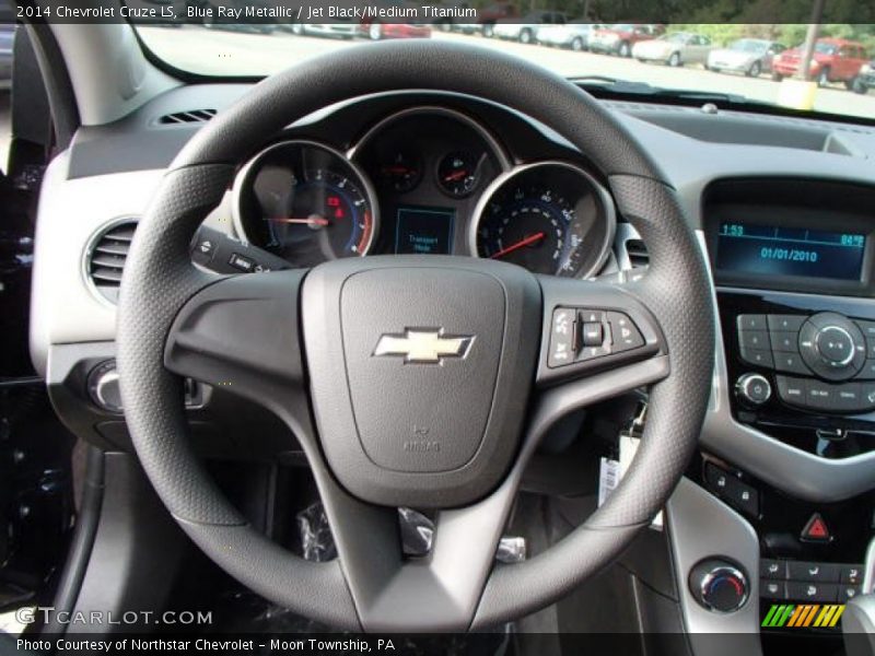 Blue Ray Metallic / Jet Black/Medium Titanium 2014 Chevrolet Cruze LS