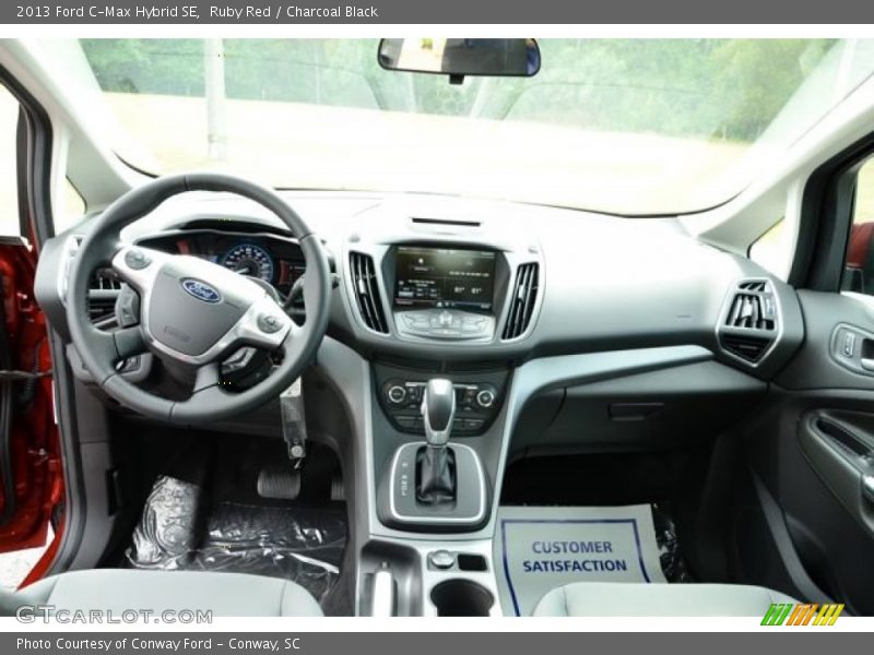 Ruby Red / Charcoal Black 2013 Ford C-Max Hybrid SE