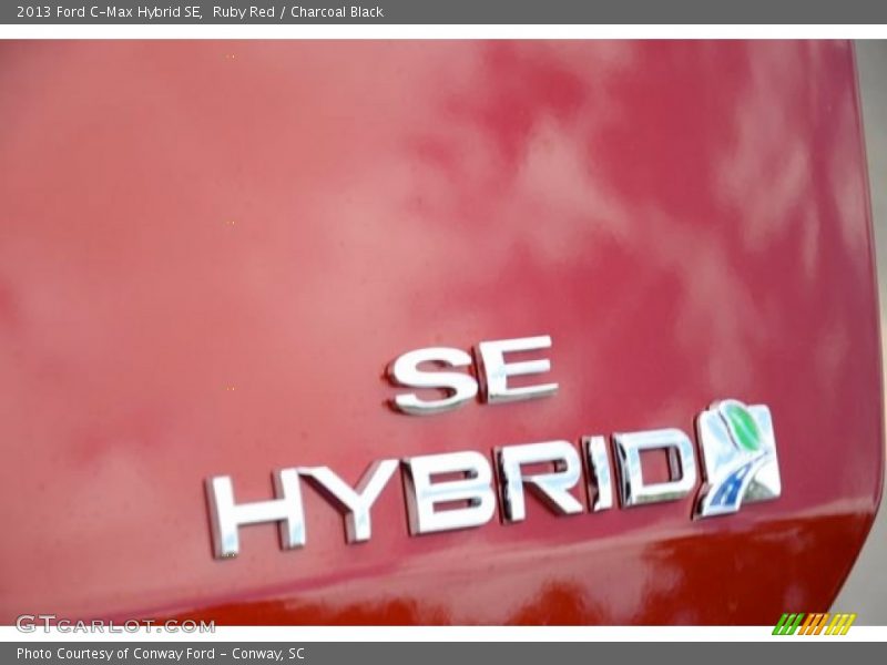 Ruby Red / Charcoal Black 2013 Ford C-Max Hybrid SE