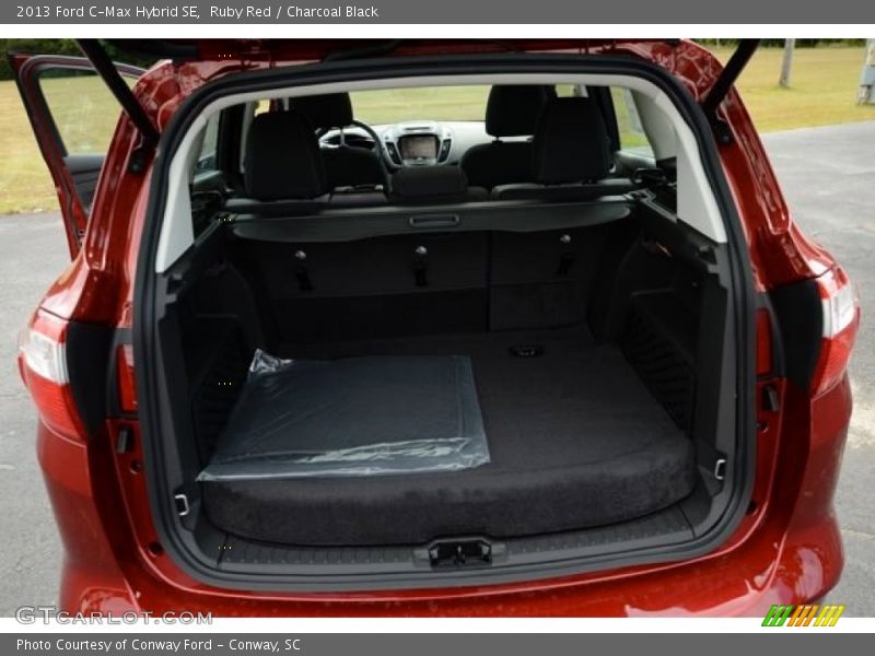 Ruby Red / Charcoal Black 2013 Ford C-Max Hybrid SE