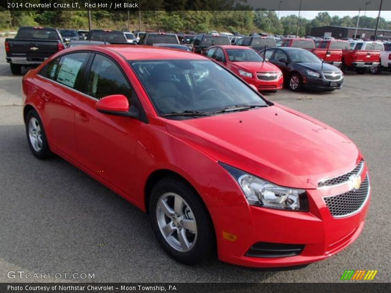 Red Hot / Jet Black 2014 Chevrolet Cruze LT