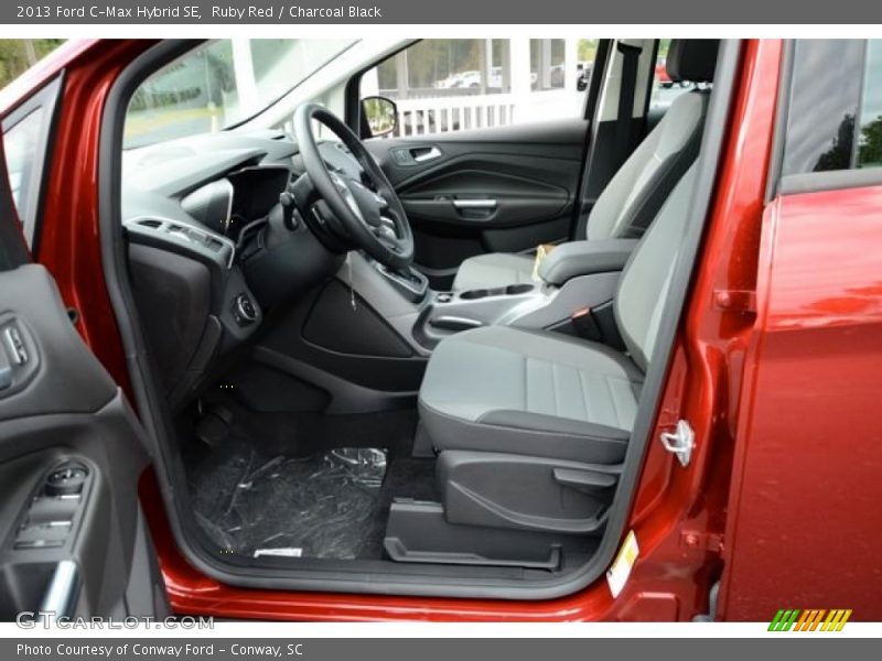 Ruby Red / Charcoal Black 2013 Ford C-Max Hybrid SE